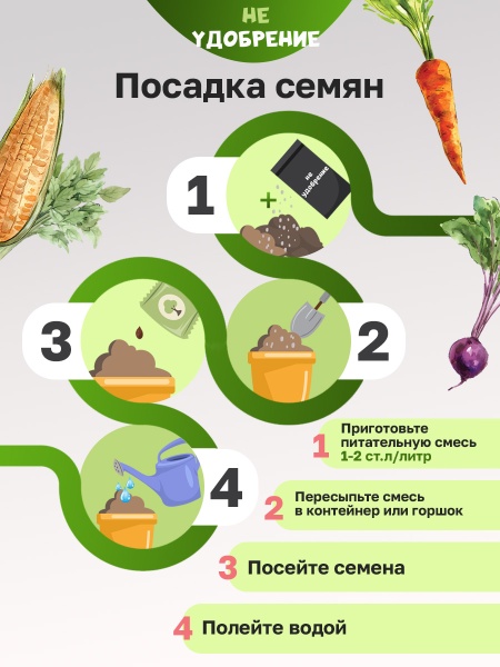 Минеральная подкормка НЕ УДОБРЕНИЕ Овощи 2 кг.